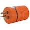 Ac Works Plug Adapter, L5-20R, 5-20P, L5-20P, 5-20P, 0 ft., Orange AD520L520 - alternate 3